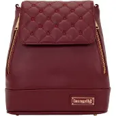 Loungefly Convertible Backpack & Crossbody Bag Pin Trader Red