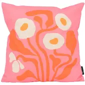Gek op kussens! Sierkussen pink garden | 45 x 45 cm | katoen/linnen