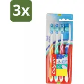Colgate 3x Tandenborstel Triple Action Medium 4 Stuks