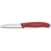 Victorinox schilmesje keuken rood rvs glad 8cm .