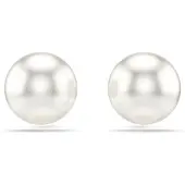 Swarovski Oorbellen wit / parelwit