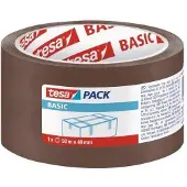 TESA Pakking Tape Bruin Acryl 50m x 48mm - Sterk & UV-bestendig