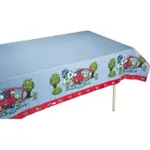 Tib Tafelkleed Brandweerbrigade 120 X 180 Cm Polyester Grijs