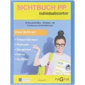 Pagna 21013-13, Project folder, A4, Polypropyleen (PP), Lichtblauw, 40 vel, 20 vakken