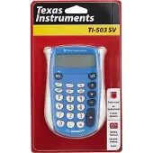 Texas Instruments Zakrekenmachine TI-503SV 80 mm Blauw
