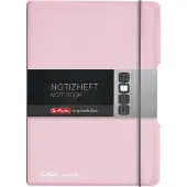 Herlitz My.book Schrift A5 Geruit PP Roze Niet geperforeerd 80 Pagina's