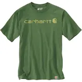 Carhartt - Core Logo S/S - T-shirt S, olijfgroen/groen