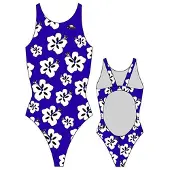 Turbo Hawaii Pro Resist Swimsuit Blauw 3XL Vrouw