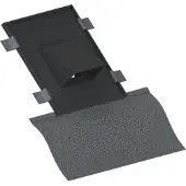 Cox WTW dakdoorvoerplaat Ø160mm - zwart RAL 9005 - XJNBAA400
