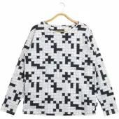Snurk Long Sleeve Shirt Women Crossword-XXL
