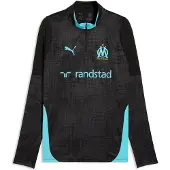 Puma Functioneel shirt 'Olympique de Marseille' aqua / zwart