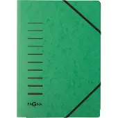 Pagna elastomap, A4, 3 flappen, 25 stuks, groen