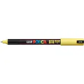Uni-Ball acrylmarker - ultrafijn PC-1MR - 0,7 mm - geel