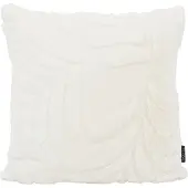 NOVÉE Furry leaves crème | 45 x 45 cm | kussenhoes | polyester