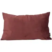 Gek op kussens! Velvet kastanje | 30 x 50 cm | kussenhoes | polyester