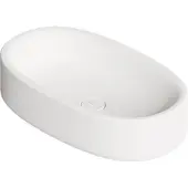 Salenzi Waskom idilla 60 cm ovaal mat wit