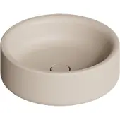 Salenzi Waskom Idilla 40 cm Deens Ovaal Mat Beige (incl. plug)