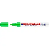 Edding 4095 Krijtmarker Medium Ronde punt 2-3 mm Neon Groen