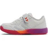 Hummel Sneakers 'Multiplay Flex' mandarijn / zilver / wit