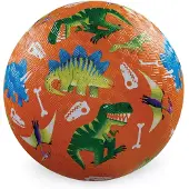 Crocodile Creek speelbal dinosaurus 18cm - kleurrijk buitenspeelgoed.