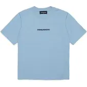 Dsquared2 Shirt duifblauw / zwart