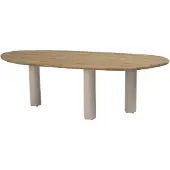 4SO Estate dining tuintafel mango 240x105xH75 cm teak latte