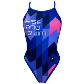 Turbo Rise&swim Swimsuit Blauw 3XL Vrouw