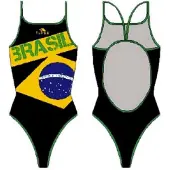 Turbo Brazil Ii Swimsuit Zwart 5XL Vrouw
