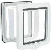Trixie - 4-Weg Kattenluik - XL - Inclusief Tunnelstuk - 24X28 cm