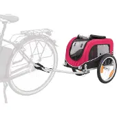 Trixie hondenfietskar zwart/rood 60x53x60 cm