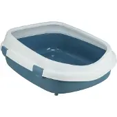 Trixie kattenbak Primo XXL blauw/wit - 71 x 56 x 25 cm