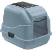 Imac kattenbak easy cat 2nd life gerecycled blauw - 50x40x40 cm