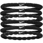 Nike 2024 Flex Haarbandjes (Set van 6) (Wit)