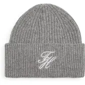 Tommy Hilfiger Muts grijs gemêleerd / wit
