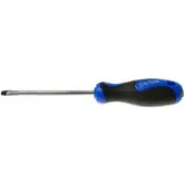 GEKO Schroevendraaier - Gesleufd - 5x100 mm - Ergonomisch - Chroom-vanadium Staal