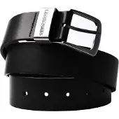 Lambretta Met leer gevoerde riem (Zwart)