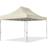 TOOLPORT 3x4,5 m Easy up partytent, PROFESSIONAL alu 40mm, crème