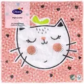 Duni Servetten Playful Cat 33x33 cm 20 Stuks