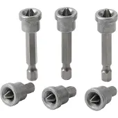 Bgs Bitset met dieptestop voor gipslaten PH2, 6 delig