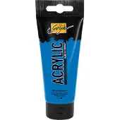 Kreul Primairblauwe Acrylverf - 100ml tube - Hoge kwaliteit A-merk