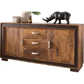 Wohnling Dressoir KARAN sheeshamhout 160x80x44 cm