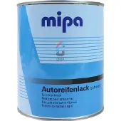 MIPA Autoreifenlack Schwarz - Bandenzwart 1 liter