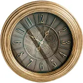 Beliani CAUDETE - Wandklok - Goud - IJzer