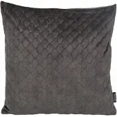 Gek op kussens! Nera velvet darkgrey | 45 x 45 cm | kussenhoes | polyester