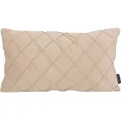 NOVÉE Velvet cross beige | 30 x 50 cm | kussenhoes | velvet/polyester