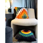 NOVÉE Velvet retro #4 | 45 x 45 cm | kussenhoes | polyester