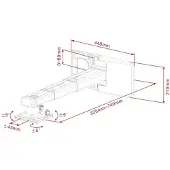 Multibrackets - Projector Wandbeugel Short Throw Deluxe 300-700 Medium