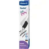 Pelikan vulpen Twist Calligraphy - 1,5 mm - Wit