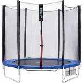 Arebos Trampoline Tuintrampoline 244 cm incl. Veiligheidsnet Ladder TÜV Blauw