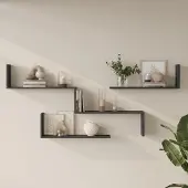 En.casa Wandrek Vepinshul set van 3 antraciet []